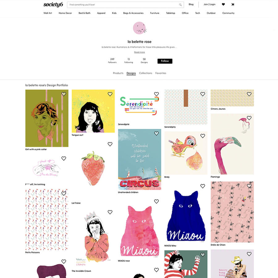 objets illustrés